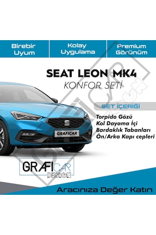 Seat Leon Mk4 Konfor Seti - Araç Içi Ses  Kumaş Kaplama