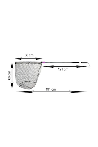 Captain 6783 Kepçe Tek Parça 120cm Alüminyum Saplı 70x60cm Rubber Tor