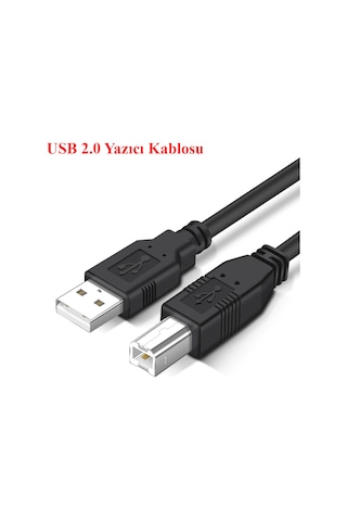 BK Teknoloji 5 Metre Usb Yazıcı Kablosu Hp- Canon-Brother Printer Kablo