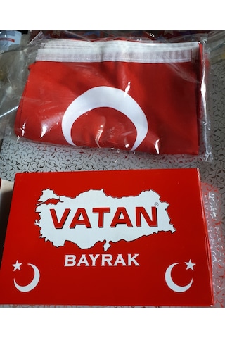 Bayrak Türk Bayrağı 20CM X 30CM 10 Adetli Kutu