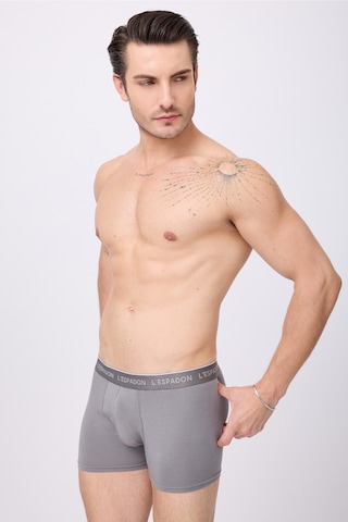 L'espadon Maritime Elite Erkek Boxer Şort -3099 Gri