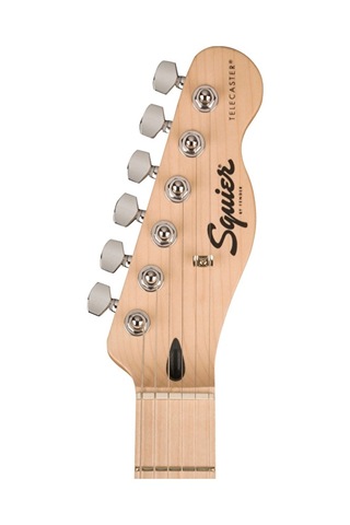 Squier 0373452506 Sonic Telecaster Elektro Gitar Siyah Akçaağaç Klavye Beyaz Pickguard Ve Modern Telecaster