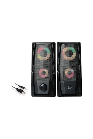 Rampage RMS-X9 2.0 RGB Işıklı 5V 30 Db Oyuncu Hoparlör
