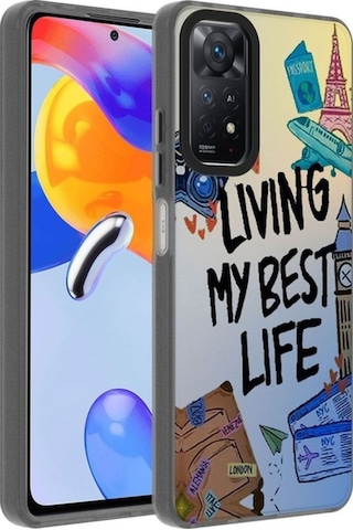 Xiaomi Redmi Note 12 Pro 4g Kılıf Desenli Zore Dragon Sert Kapak Seyahat