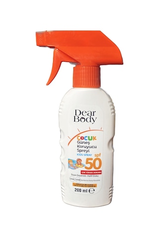 Dear Body Kids Koruyucu Güneş Kremi Sprey SPF50 200 ML
