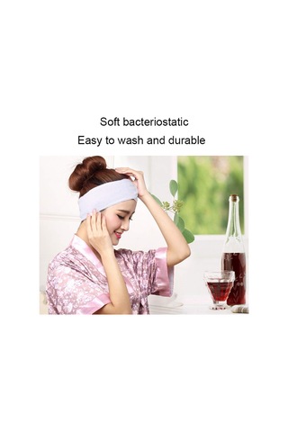 Kadınlar İçin 4 Adet Spa Yüz Bandı, Yüz Yıkama Bandı, Ayarlanabilir Makyaj Bandı, Yüz Yıkama, Duş, Yoga Sporları İçin Sarma Başlığı Mavi, Siyah, Pembe, Gri