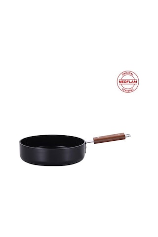 0128 D-neobn124w Bıen Alumınyum Dokum Wok Tava Sıyah 24cm