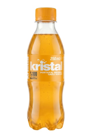 Kristal Portakal Aromalı Gazlı İçecek 250 ml 12'li