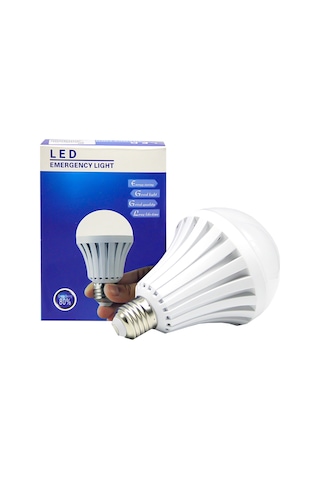 Ayt Powermaster Pm-25221 5 Watt E27 220 V 6500k Beyaz Şarjlı Led Ampul Şarjlı Lamba Beyaz