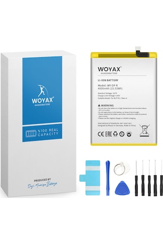Woyax by Deji Oppo Reno 4 Uyumlu Batarya