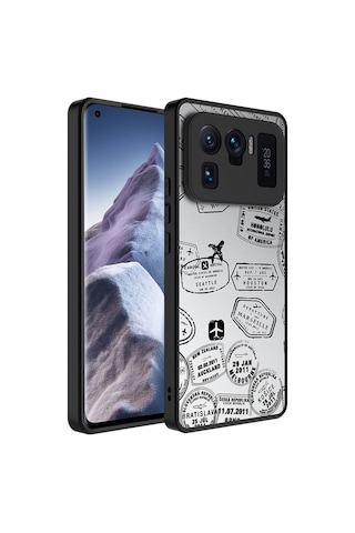 Kilifone - Mi 11 Ultra Uyumlu Kılıf Aynalı Desenli Kamera Korumalı Parlak Mirror Kapak - Fragile - T27242
