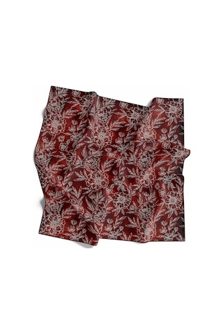 İpekal Mono Organik Pamuk Eşarp - 06248 Bordo
