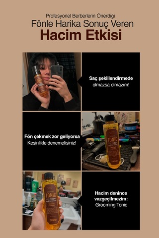Hacim Veren Şekillendirici Saç Bakım Toniği - Fön Köpüğü Dashu Classic Style Grooming Tonic Foam