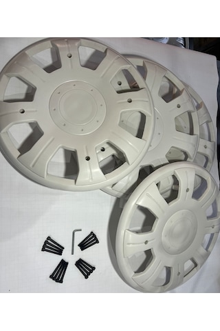 Karsan J9 Premier Pejo Beyaz Jant Kapağı 4 Adet Vida Ve Anahtar