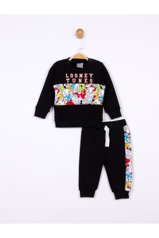 Looney Tunes Erkek Bebek Siyah Lisanslı 2 Li Takım 18503 Siyah