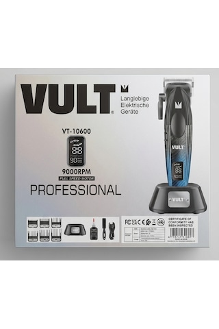 Vult Vt- 10600 Profesyonel Full Speed Tıraş Makinesi Göstergeli 120 Dak