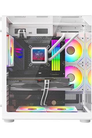 Turbox TX8560 R5-5600 16 GB 512 GB NVMe SSD RTX3050 23.8" Free Dos Oem Paket Masaüstü Oyuncu Bilgisayarı