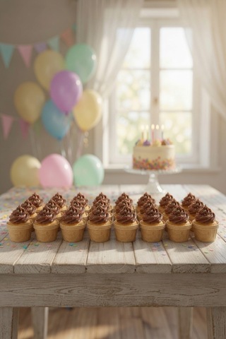 Cupcake Kapsülü 24'lü Kraft Yazılı Lamineli Asetat Kutulu Muffin Kek Sunum Ve Hediye Seti Diğer