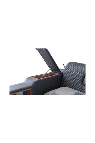 Eymense Escape Tv Modullü Akıllı Lüx Karyola Antrasit