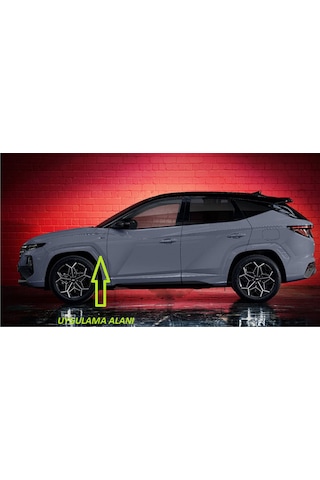 Hyundai N Line Performance Çamurluk Yanı Damla Desen Logo Arma Se