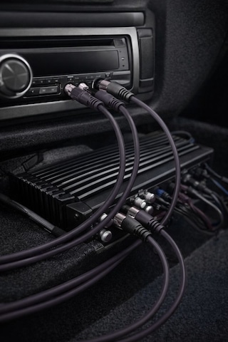Rca Ses Kablosu 2 Erkek Uçlu Audio Kablo Amfi Teyp Bağlantı Kahverengi