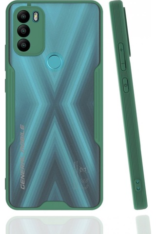 General Mobile GM 21 Plus Kılıf Platin Matte Silikon Arka Kapak