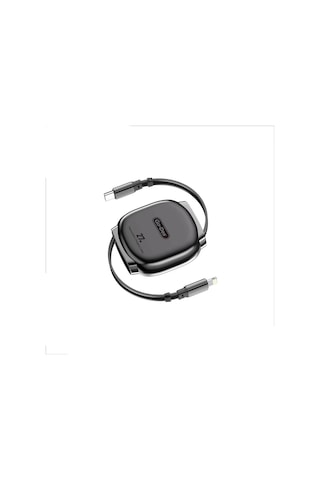 Go-des Gd-uc682 Type-c To Type-c Makaralı Data Ve Şarj Kablosu 100w Siyah Siyah