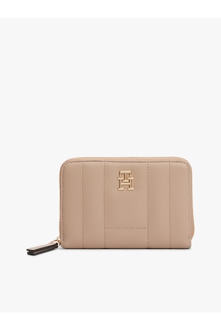 Tommy Hilfiger Th Femınıne Med Za Kadın Bej Cüzdan - Aw0aw17476 Bej