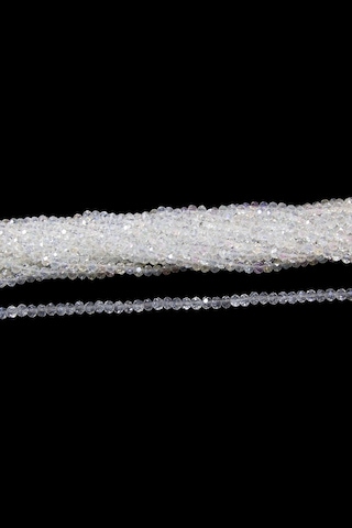 4 Mm Şeffaf Az Janjan Piramit Kristal Cam Boncuk 1 Dizi - 85 Adet