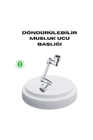 Dönebilir Musluk Başlığı Lavabo Temizliği Ve El-yüz Yıkamada Maksimum Rahatlık Standart