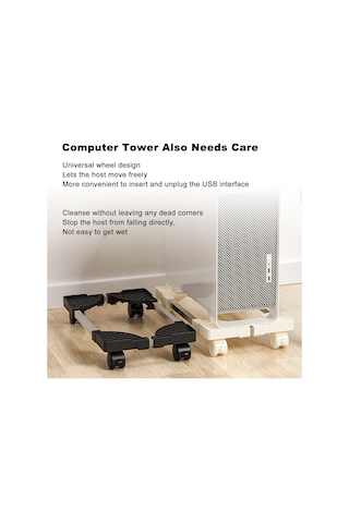 Lemestar "bilgisayar Kasa Tekerlekli Standı - Ayarlanabilir, Soğutma Destekli, 80kg Taşıma Kapasiteli"