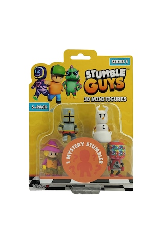 Stumble Guys Üç Boyutlu Beş Parça Mini Figür Set 2