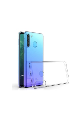 Galaxy A11 Kılıf Zore Şeffaf Ince Ve Esnek Süper Silikon Kılıf Renksiz