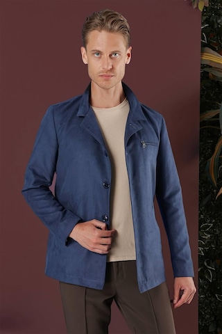 Efor Ka 080 Slim Fit Havacı Mavi Spor Kaban Mavi