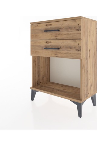 Arges Komodin 4 Çekmeceli 60x30x80 Çam-çam Çam