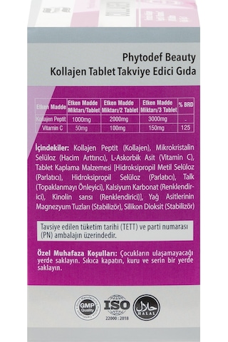 Phytodef Kolajen + Vitamin C 30 Tablet