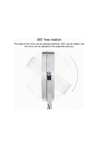 Cbtx Duvara Monte Çift Taraflı Led Işıklı Makyaj Aynası