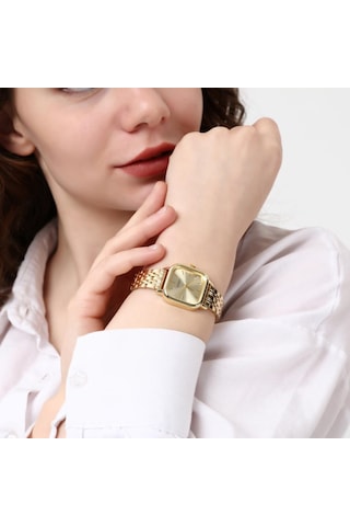 Melian Gold Kadran Gold Kordon Kadın Kol Saati Altın