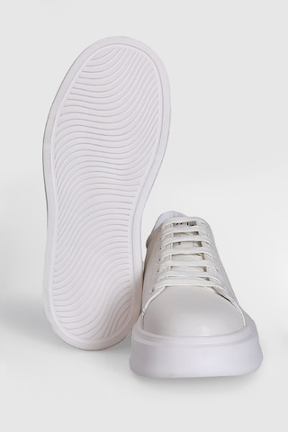 Lufian 121230109 Grace Unisex Hakiki Deri Sneaker Ayakkabı Beyaz