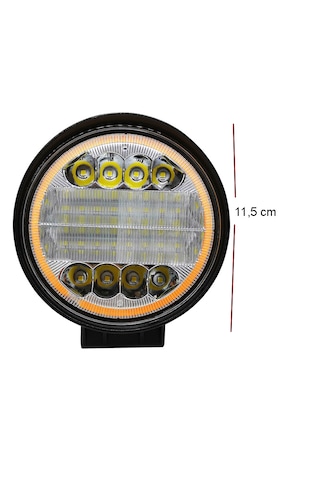 Sis Lambası Yuvarlak Kırmızı Angelli 12-24v Adet