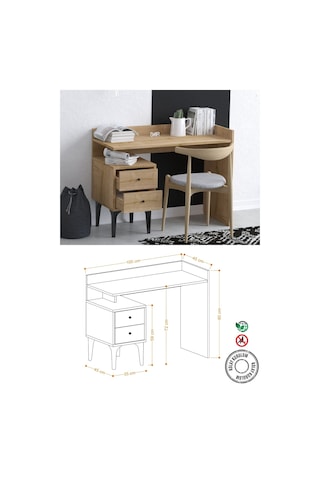 Decormet Puuk Çalışma Masası Dec0087 Ahşap