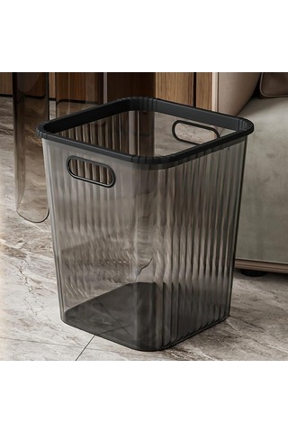 Pazly Suntek Siyah S Oturma Odası Minimalist Kovası Kağıt Çöp Atık Au Siyah