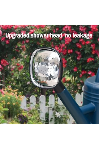 Vkemall 5l Mavi Çelik Uçlu Bahçe Sulama Kuşağı - Ayrılabilir Burunlu, Dürtüye Dayanıklı Plastik Sulama Aleti