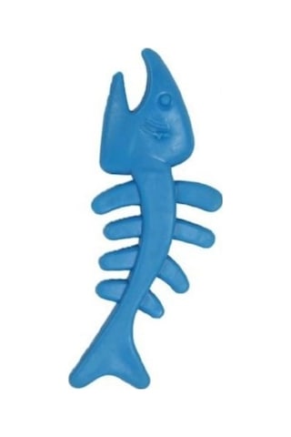 Balık Kemiği İskelet Şekilli Renkli Plastik Kedi Oyuncağı Bx40