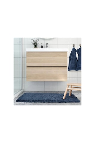 Ikea Almtjarn Banyo Halısı Paspas 60 X 90 Cm Lacivert