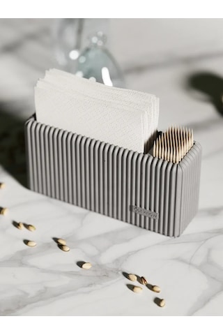 Getknow Home Mutfak Masası İçin Peçetelik 338353095 Gri