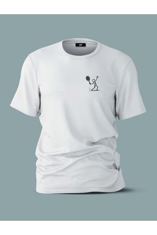 Fnbx Pizza Slice Tennis T-shirt Beyaz