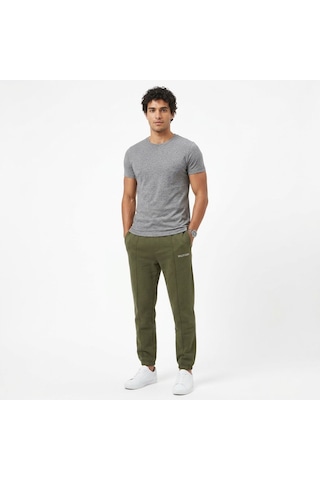 Tommy Hilfiger Pamuklu Jogger Regular Fit Eşofman Altı Haki
