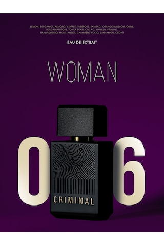 Criminal Woman 06 Edp 50 ml Kadın Parfüm