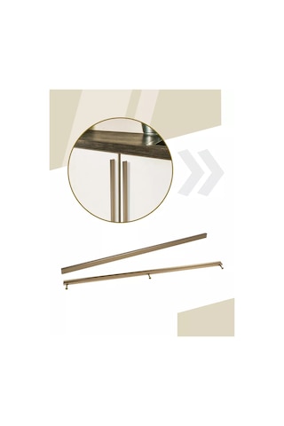 Centr Mebel'noj Furnitury Mobilya Kolları 600 Mm Bronz Fırça 2 Adet 217099780 Bronz Rengi